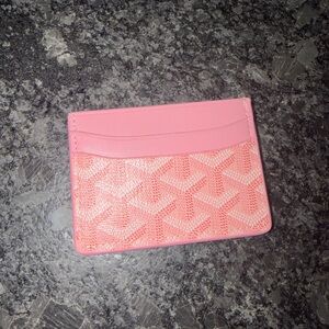 Goyard Pink Card Holder